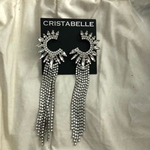 Cristabelle Dangle Crystal Chandelier Earrings